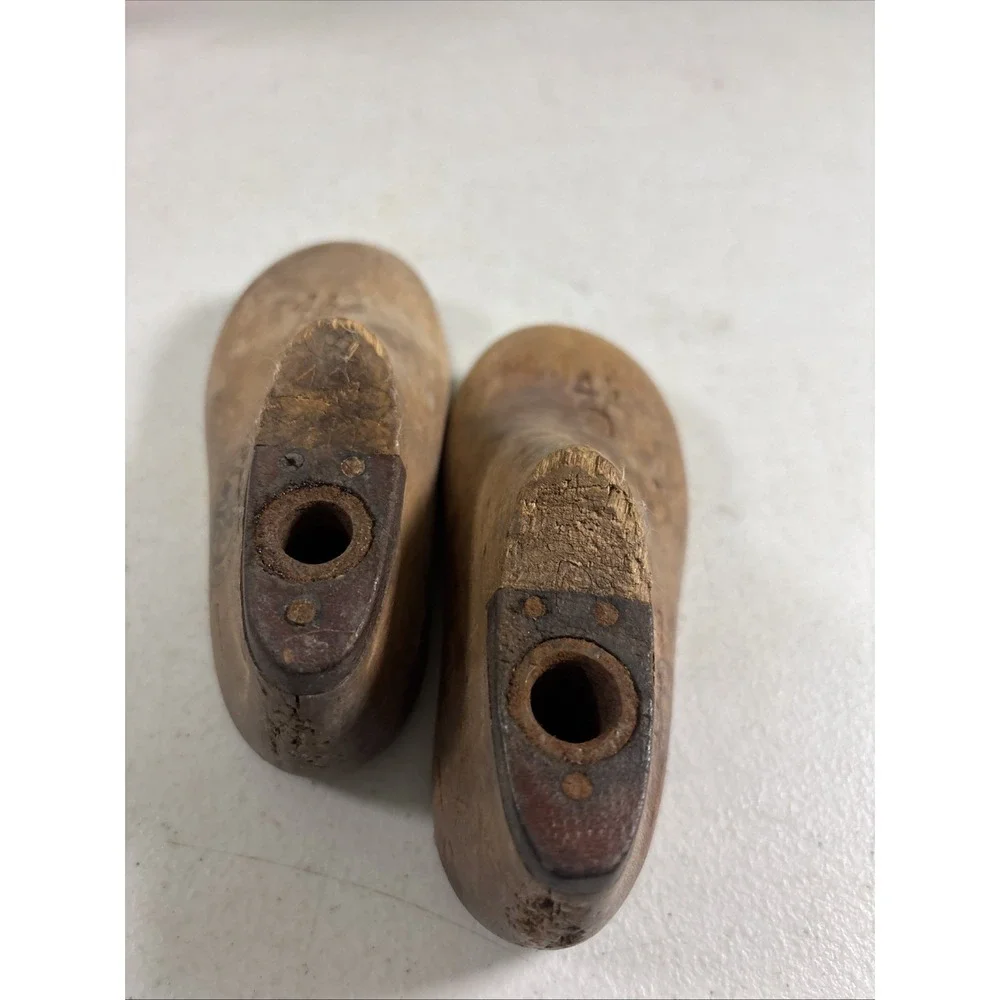WOODEN SHOE FORMS Child's Size 4 1/2D Morton Last Co‎ Cincinnati 1954 2 Pair (4)
